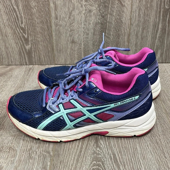 Asics Gel Contend 3 Athletic Running Shoe Sneaker T5G5N(D) Size 7.5 - Picture 3 of 16